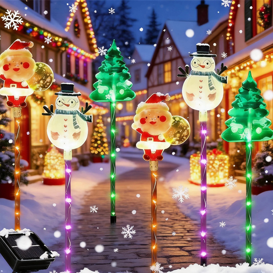 Ground-insertion LED Atmosphere Acrylic Christmas Holiday Lawn Light
