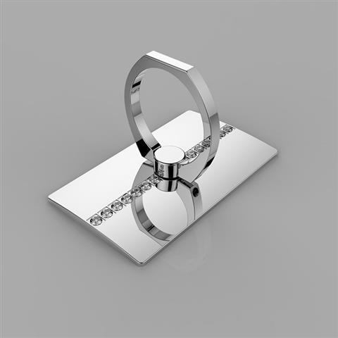 Metal Universal Mobile Phone Holder Fastened Ring Rhinestone Desktop Paste - Image 3