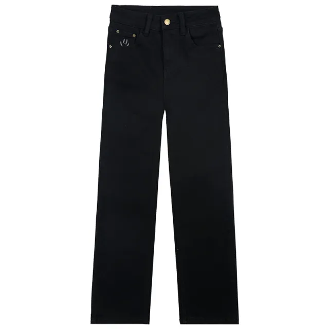 Fashion Personalized Straight Jeans For Women Black - Shop at LoveMi
