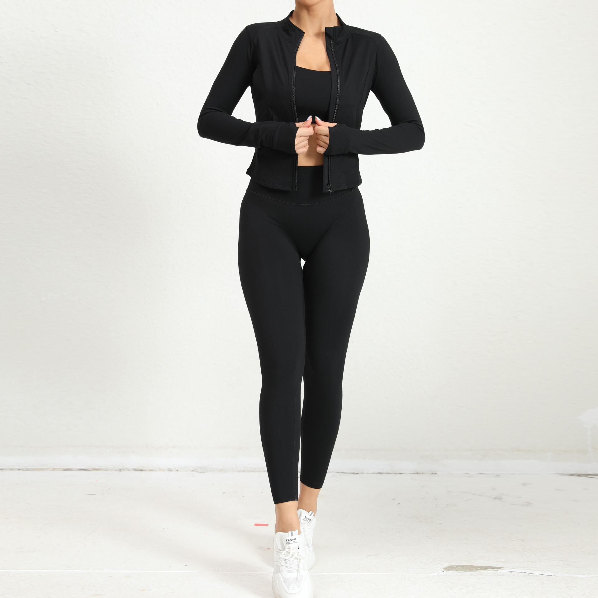 Outdoor Sports Skinny Yoga Clothes Suit Nude Feel Nude - Shop at LoveMi