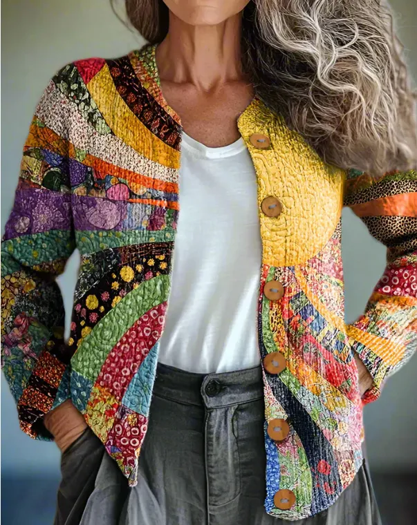 Women's Printed Wear Cardigan Knitted Coat Sjw001 - Shop at LoveMi
