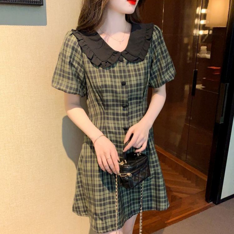 Summer French-style Chic Fitted-waist Unique Short Dress