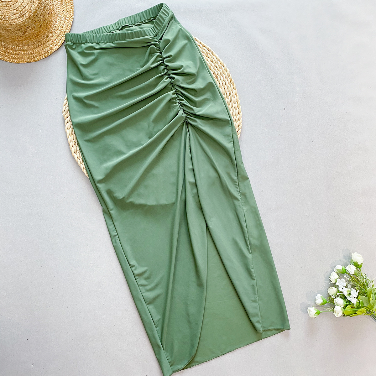 C3503D Green Skirt