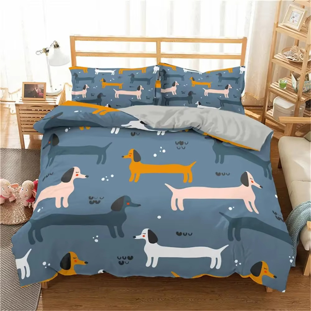 Dachshund Down Duvet Cover Set Bedding Set