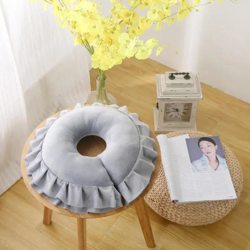 U-shaped Lying Latex Pillow Crystal Velvet Pillow