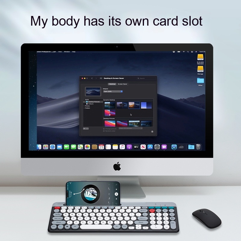 Trådløst Bluetooth-tastatur - Miniatyr 6