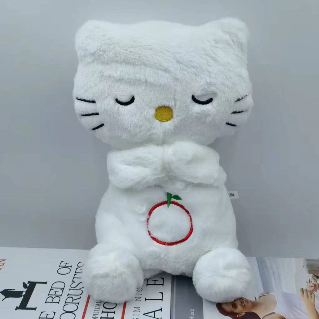 Breathing White Cat