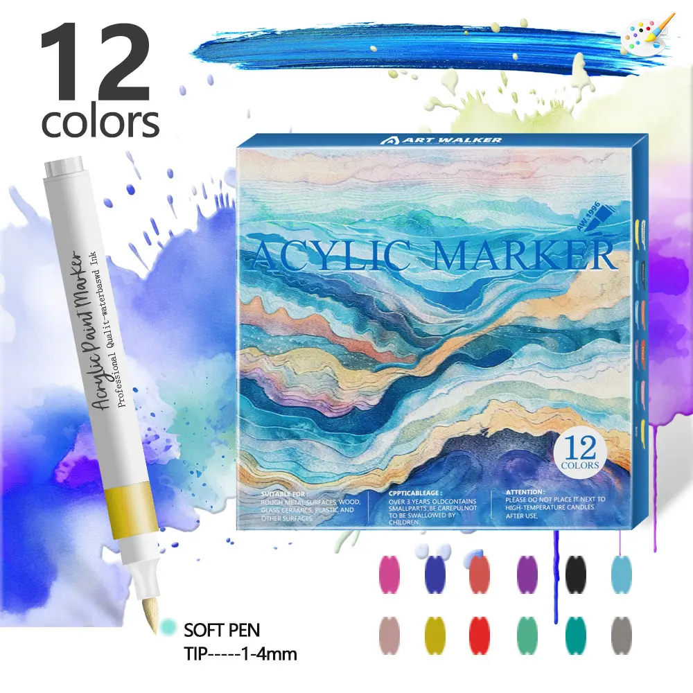 Childrens Acrylic Marker Set