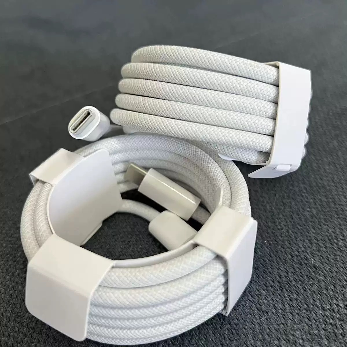 240W Braided Fast-Charging Dual-Head USB-C Data Cable