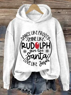 Sweater 3D Letters Printed Hoodie Women - Yxl230923015-M - View 1