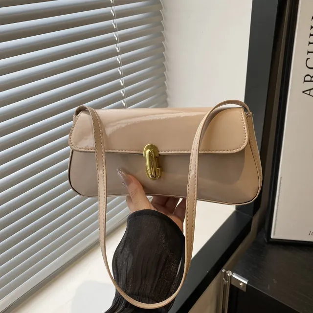 A Chic Niche French Underarm Bag Khaki - Shop at LoveMi