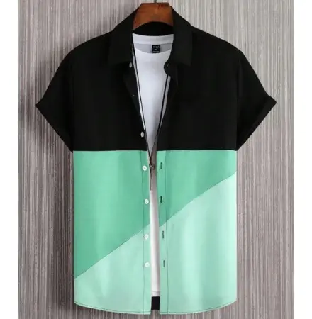 Fashion Trendy Men's Shirt Digital Printing Casual