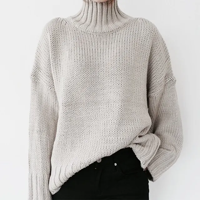 Short Solid Color Knitted Sweater White - Shop at LoveMi