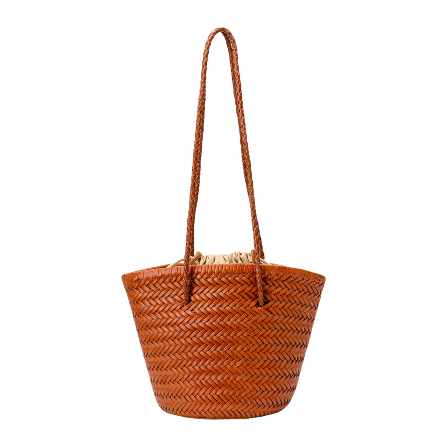 Leather Bucket Crossbody Bag, picture 2 of 5