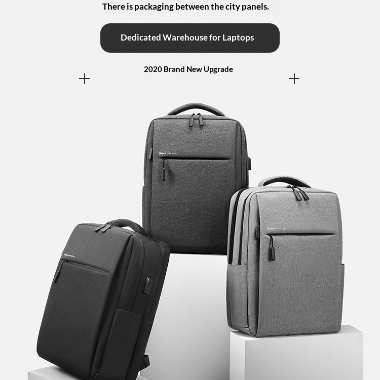 Simple And Elegant Backpack With A Dedicated Laptop Compartment
