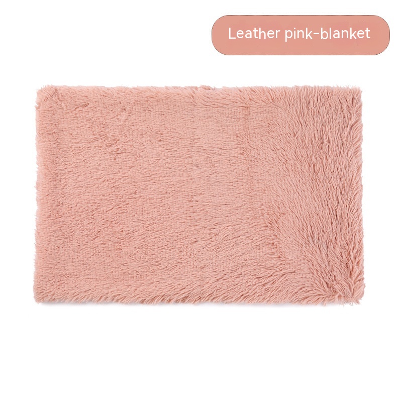 Leather Pink Blanket