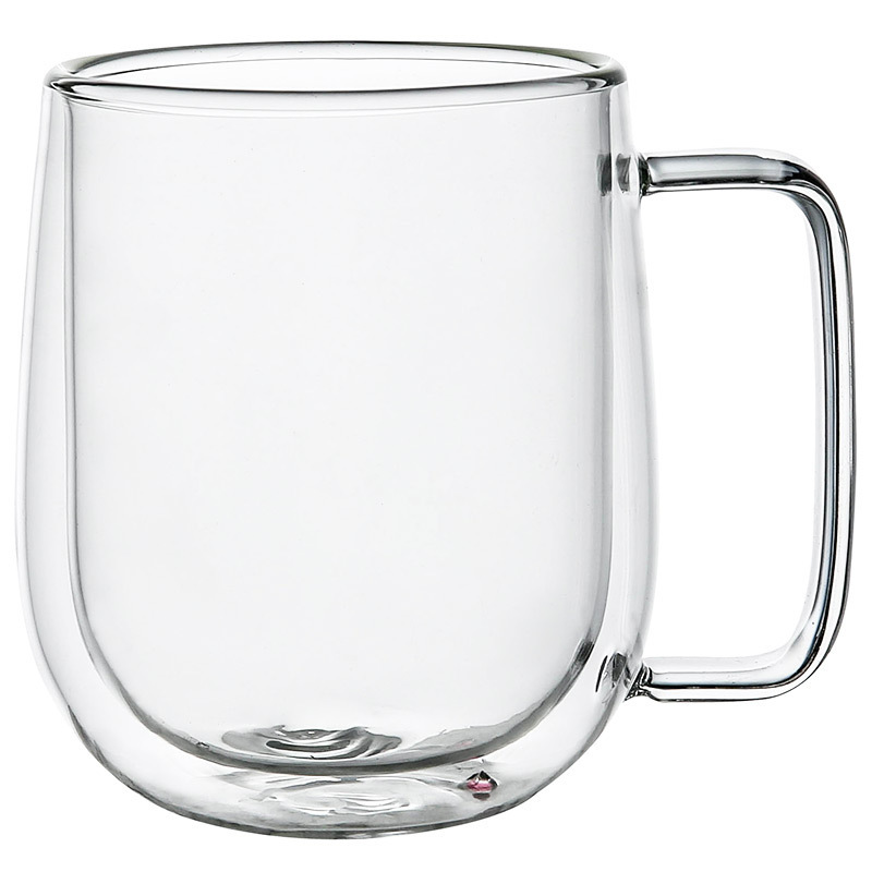 High-borosilicate Glass Clear Mug With A Handle 5
