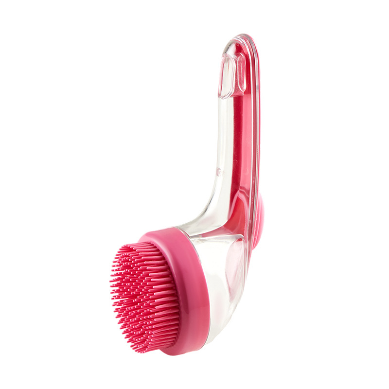 Bath Brush Rose Red