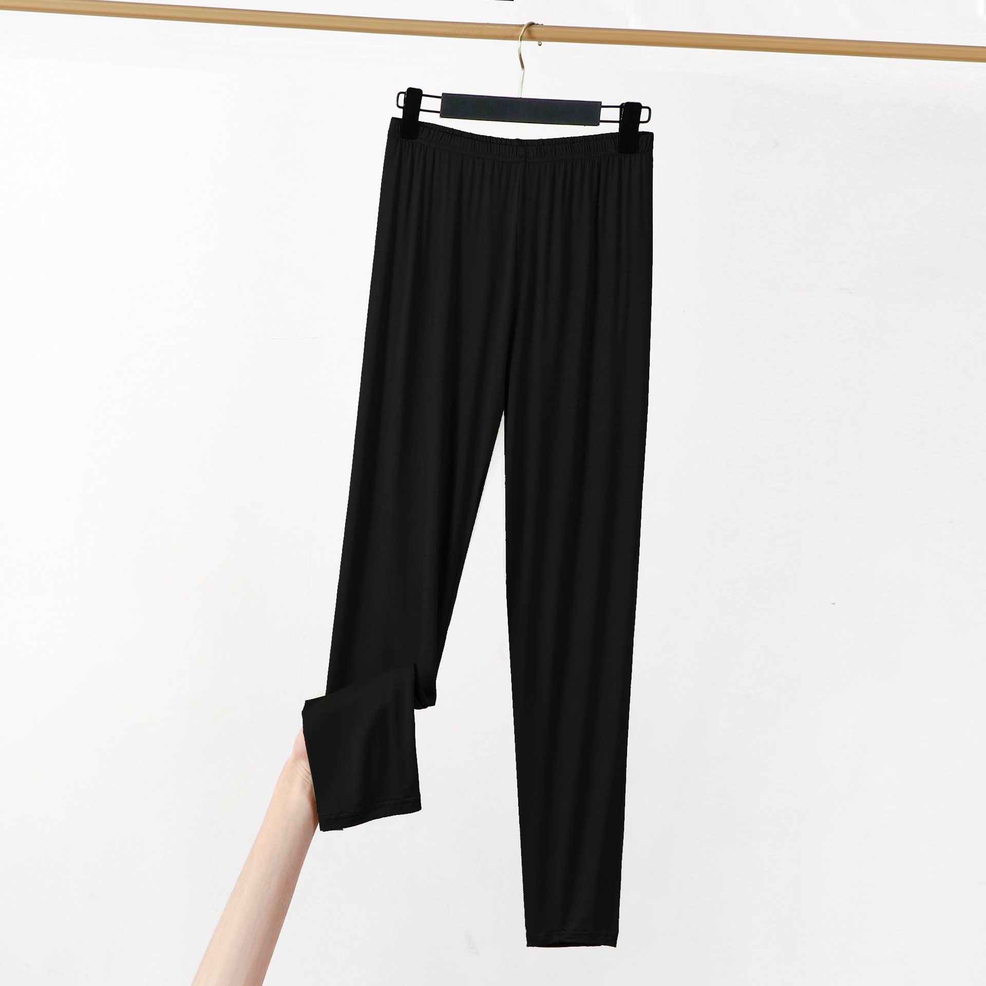 Plus sized Oversized Underwear Leggings Women's Thin Slim fit Innerwear Black - Shop at LoveMi