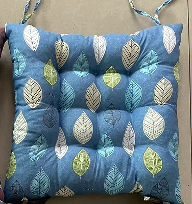 Title 19, Matte Printed Dining Chair Cushion