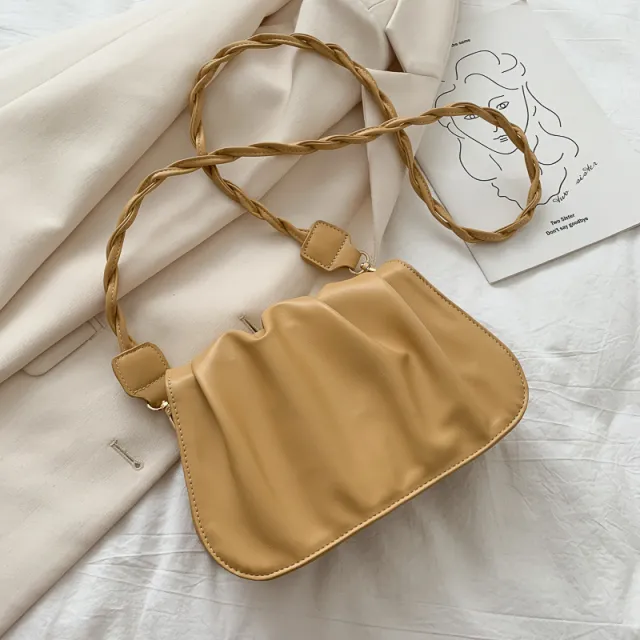 Women's Special interest Design Cloud Shoulder Bag Yellow - Shop at LoveMi