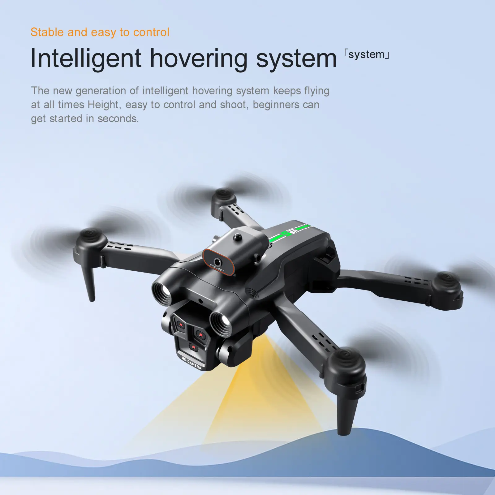 S92 Remote-controlled Unmanned Vehicle Double Three Camera