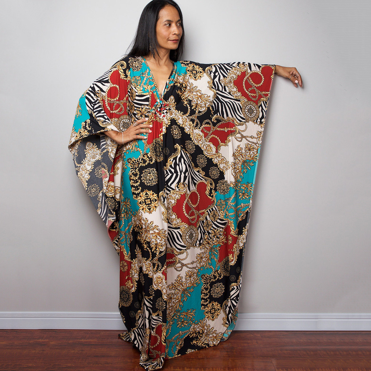 Beach Cover-up Robe Long Dress - Image 3