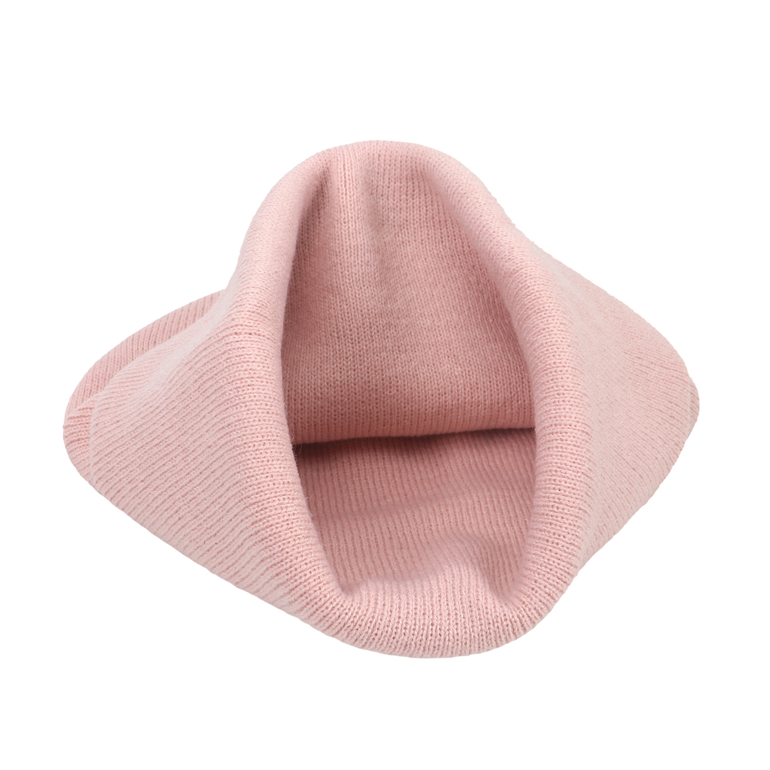 Title 16, Gorro de malha feminino com etiqueta de couro h...