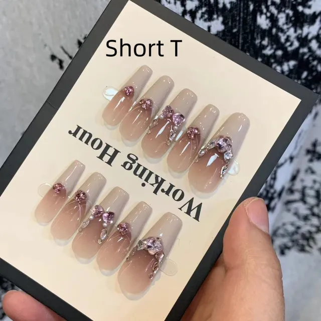 Thigh Coarse Hair Bow Finished Nail Beauty Short T - Shop at LoveMi