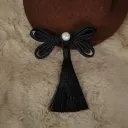 Tassel Butterfly Black