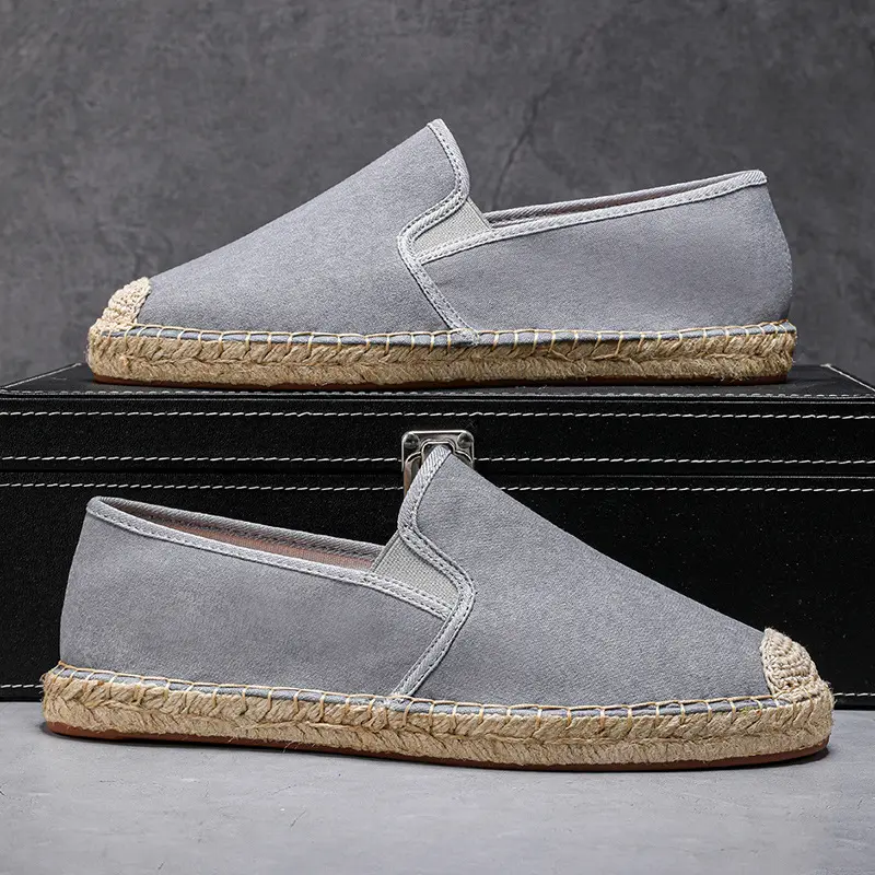 Retro-style Breathable Canvas Shoes Summer Linen Footwear
