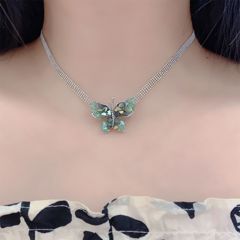 Butterfly Zircon Necklace, picture 2 of 4