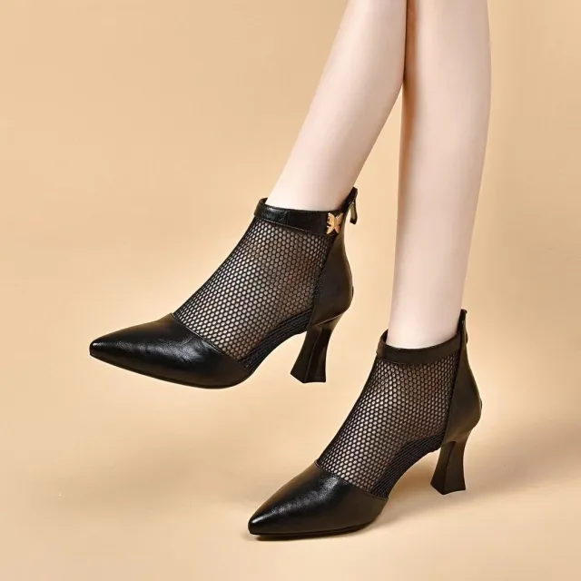 New Sandals Hollow Booties Women Black - Shop at LoveMi