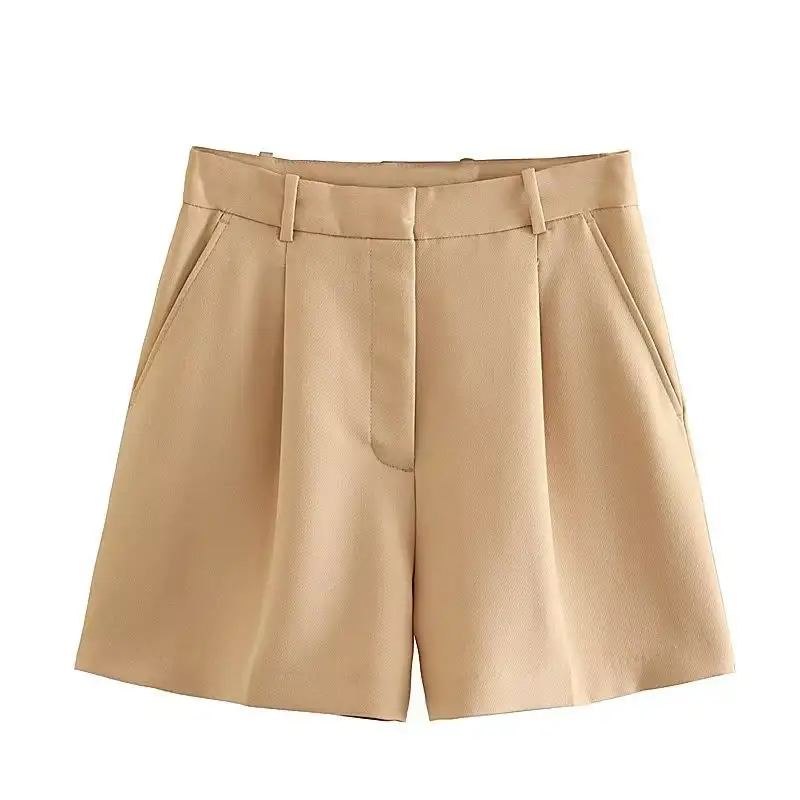 Women's Fashionable All-match High Waist Casual Suit Shorts