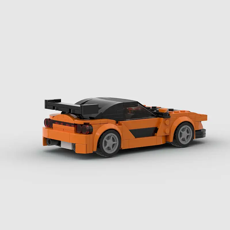 Small Particle Rx7 Sports Car Moc Puzzle Assembled Diy Children's Building Blocks Toys
