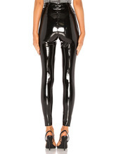 Sexy Slim-fit Cropped Leather Pants