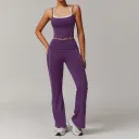 Flared Pants Purple Suit
