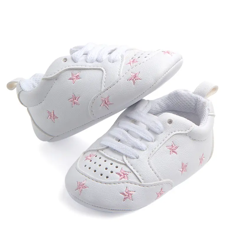 Sports Red Heart Five-star Baby's Shoes Toddler Shoes Soft Sole
