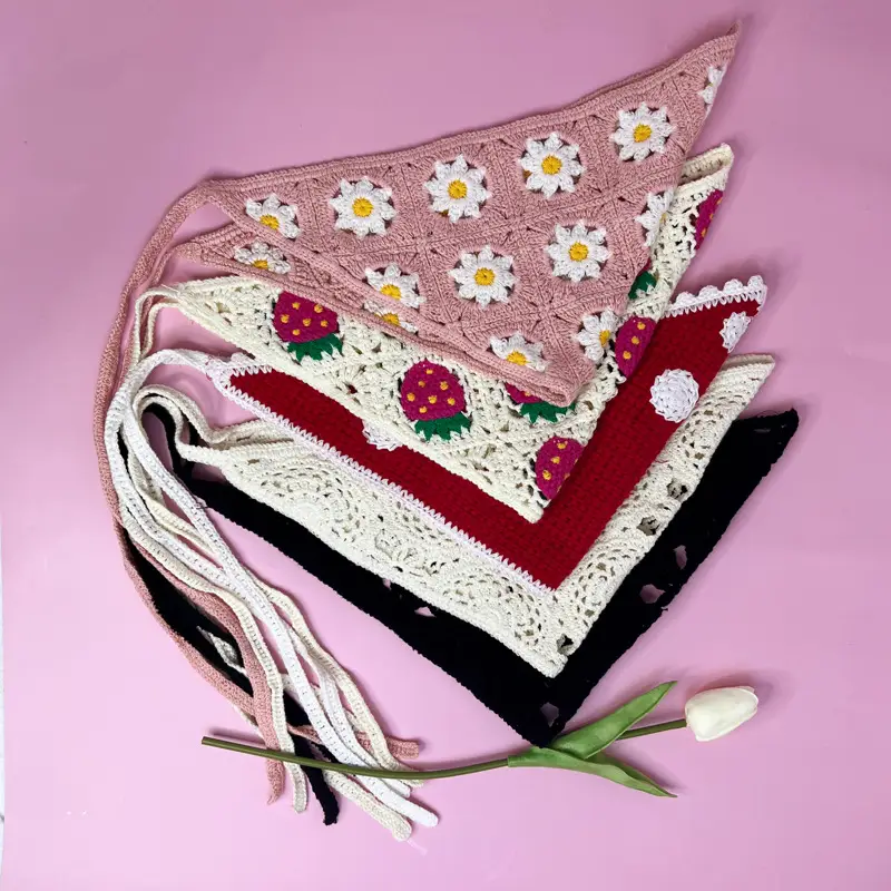 All-matching Triangular Binder Knitted Hair Band
