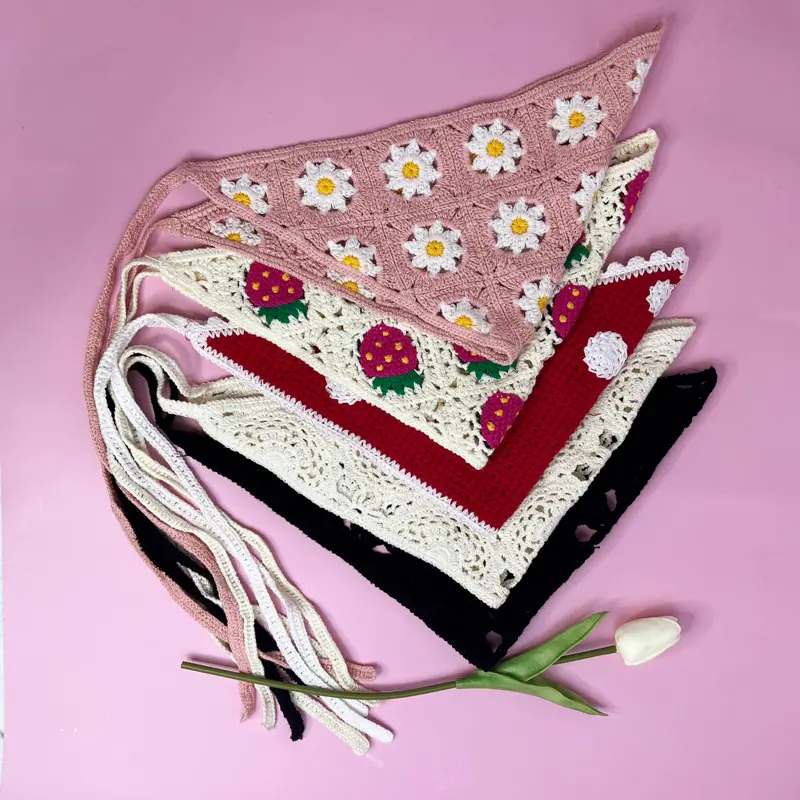 All-matching Triangular Binder Knitted Hair Band