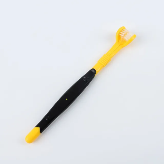 Pet Toothbrush Oral Cleaning Products Black And Yellow - Shop at LoveMi