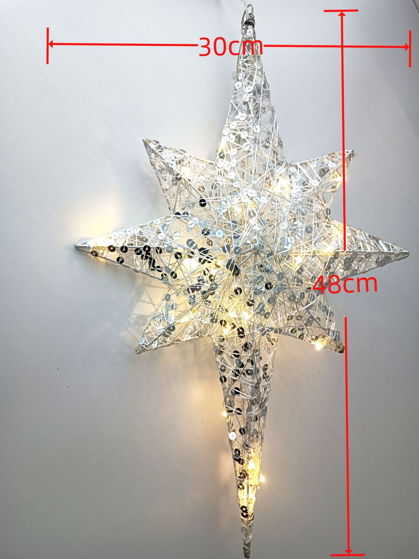 Title 4, Christmas Tree Octagonal Star Ornaments