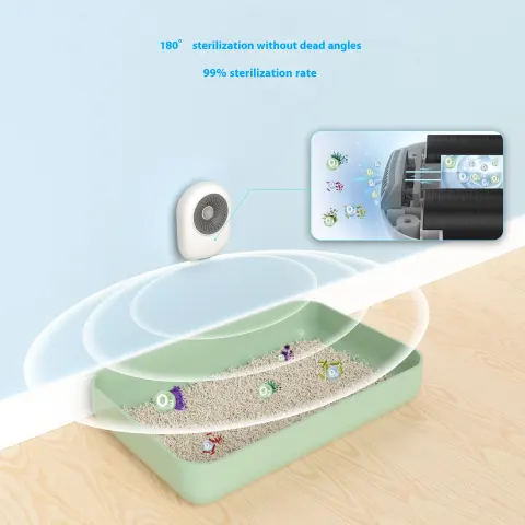 Mini Cat Litter Ozone Disinfection Deodorant Air Cleaner Deodorizer
