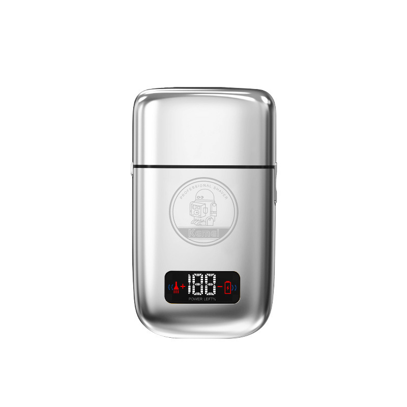 LCD Digital Display Metal Body Power Strong Electric Shaver - Image 10
