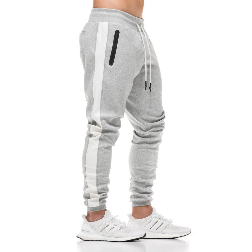 Title 26, Mens Muscle Sports Casual Trousers with Color ...