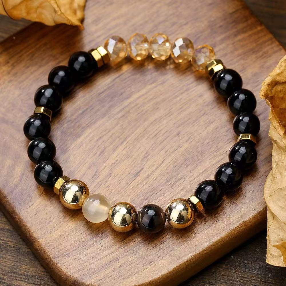 Lapis Lazuli Tiger Eye Bead Bracelet