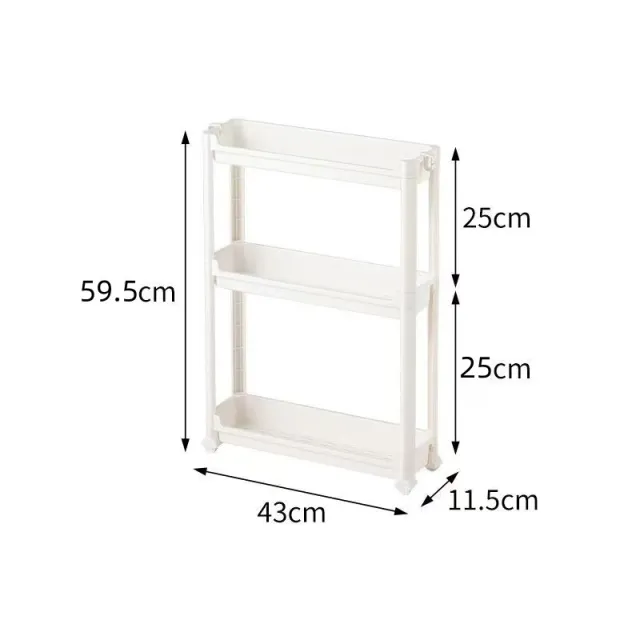 Bathroom Door Rear Ultra thin Storage Cabinet 13.5X59.5Cm - Shop at LoveMi