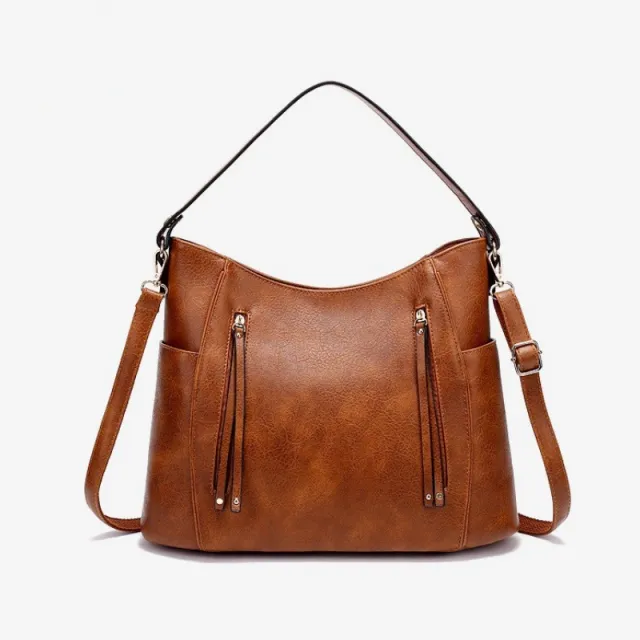 Luxury Women Bag Handbags Women Messenger Bags Leather Designer Handbag Vintage Big Large Capacity Hobos Female Bag Brown - Shop at LoveMi