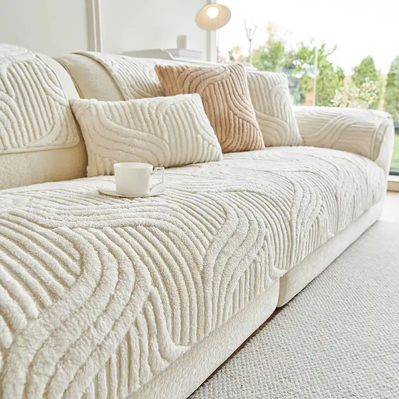 Autumn And Winter Thickening Non-slip Plush Sofa Cushion