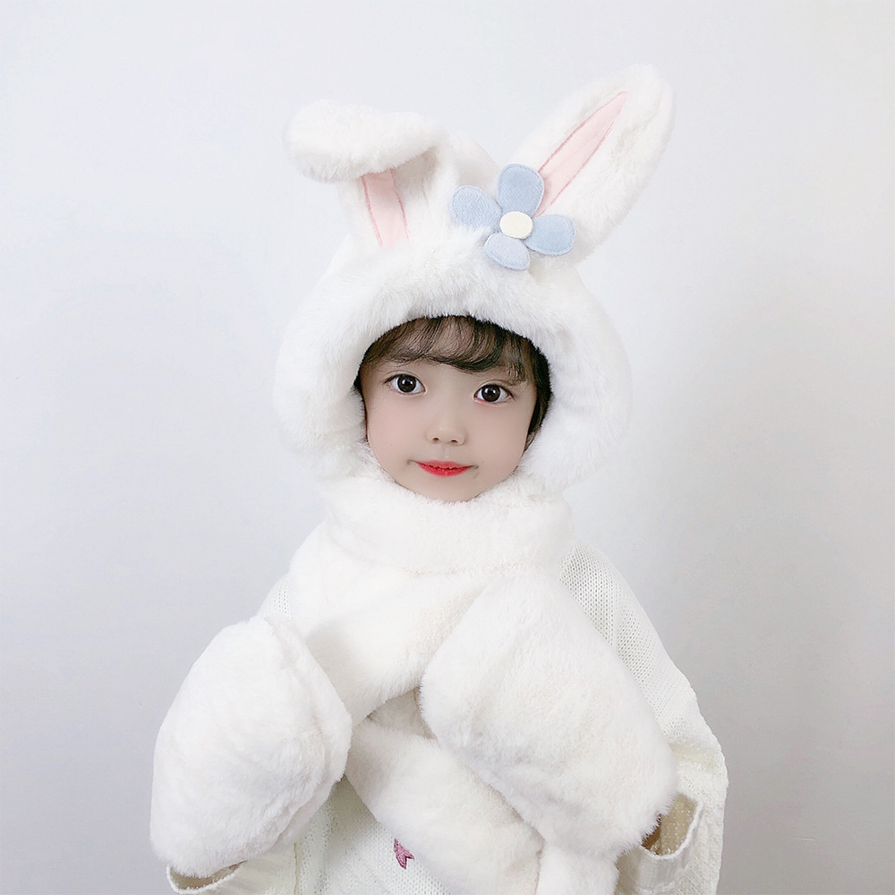 Flower Rabbit White